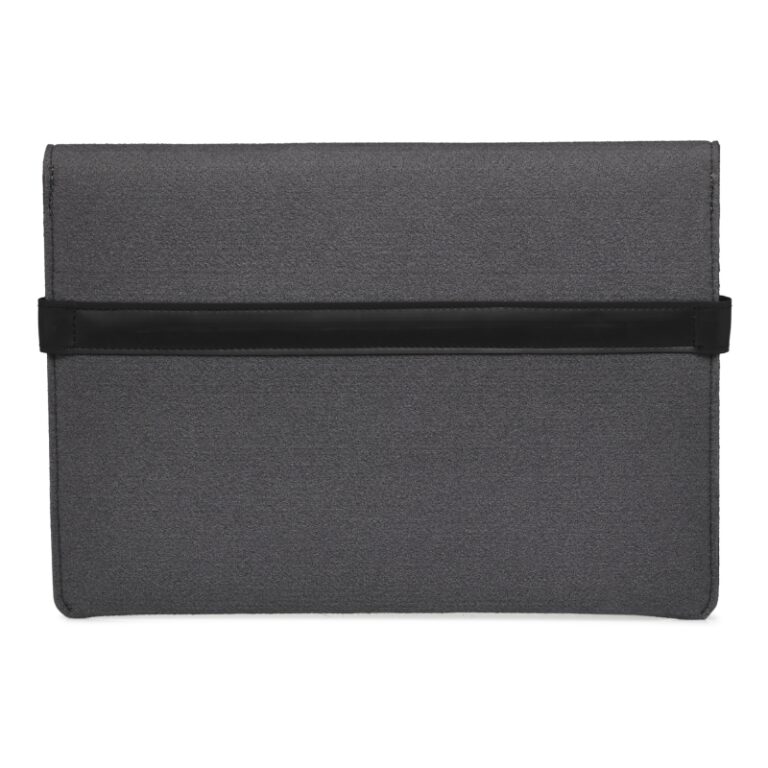 SAINT LAZARE - Pochette ordinateur Made in France - Ardoise – 16 pouces (40.5x30cm)