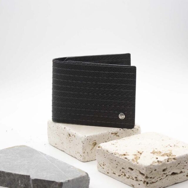 Saint-Lazare - Portefeuille vegan - lance à incendie noire