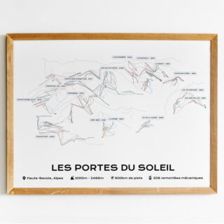 The Post Trace - Affiche Station Les Portes du Soleil