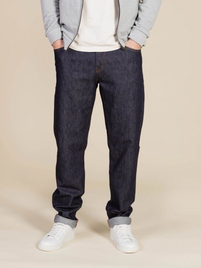 1083 - JEANS 2ND CHOIX AJUSTE 105N ATHLETIQUE coton bio superdenim flex indigo brut