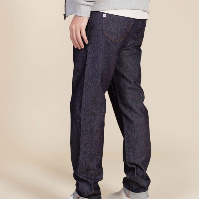 1083 - JEANS 2ND CHOIX AJUSTE 105N ATHLETIQUE coton bio superdenim flex indigo brut
