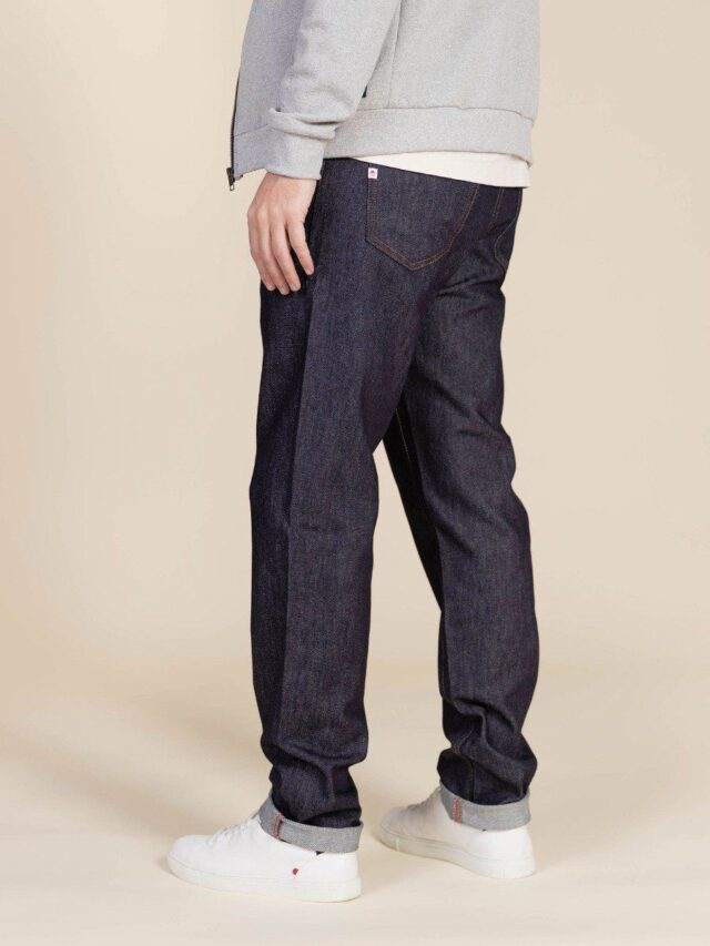 1083 - JEANS 2ND CHOIX AJUSTE 105N ATHLETIQUE coton bio superdenim flex indigo brut