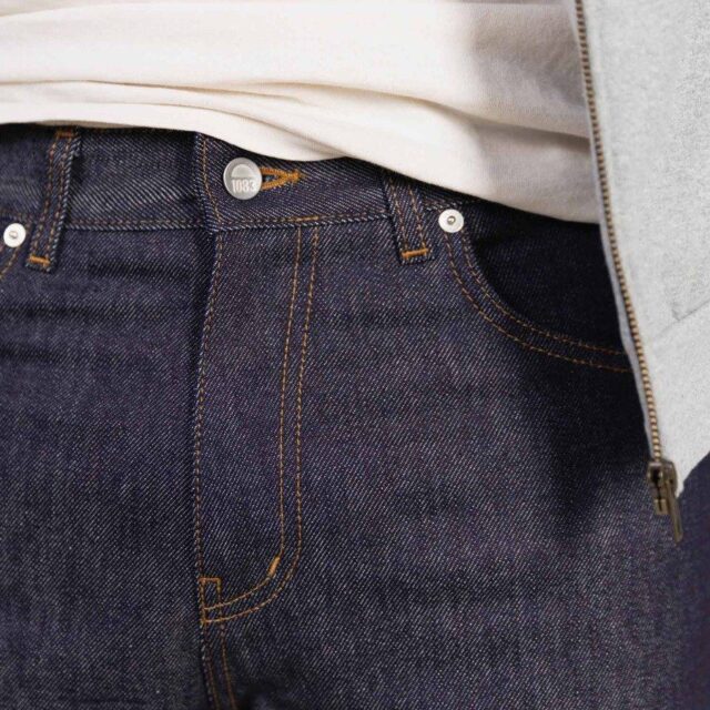 1083 - JEANS 2ND CHOIX AJUSTE 105N ATHLETIQUE coton bio superdenim flex indigo brut