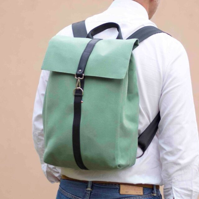 Saint-Lazare - Sac à dos "imparfait" - Jack vert amande