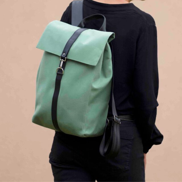 Saint-Lazare - Sac à dos "imparfait" - Jack vert amande