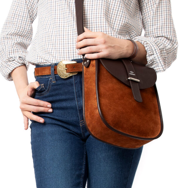 Daguet - Sac Agnès - Marron - Velours marron