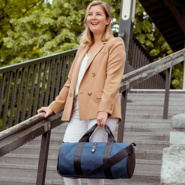 Saint-Lazare - Sac polochon bleu