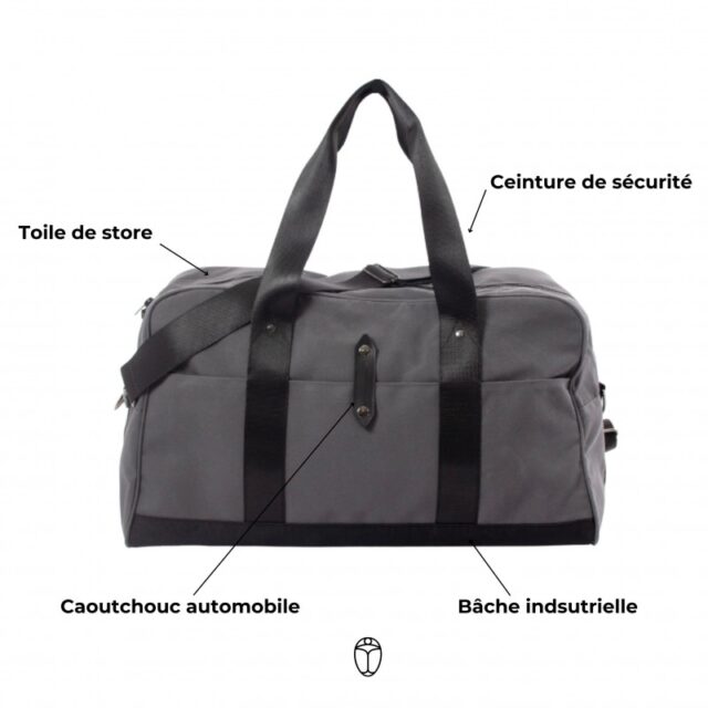 Saint-Lazare - Sac de voyage gris