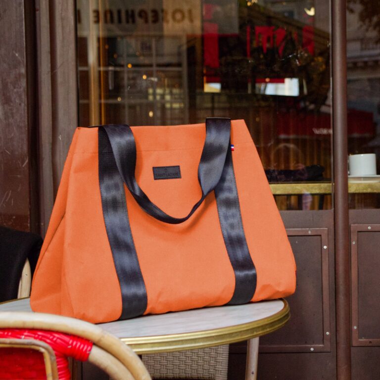 SAINT LAZARE - Sac cabas orange