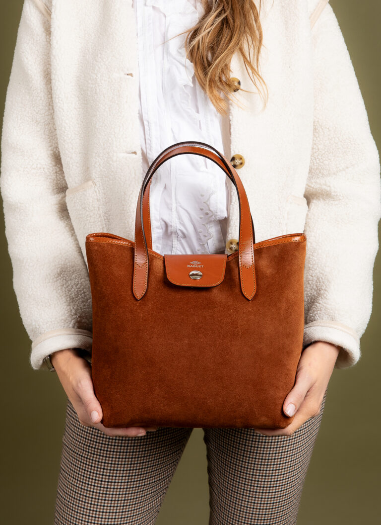 Daguet - Sac Petit Alice - Velours bleu clair