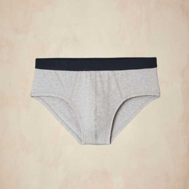 Lemahieu - Slip En Coton Bio - Gris  | Made In France | Lemahieu