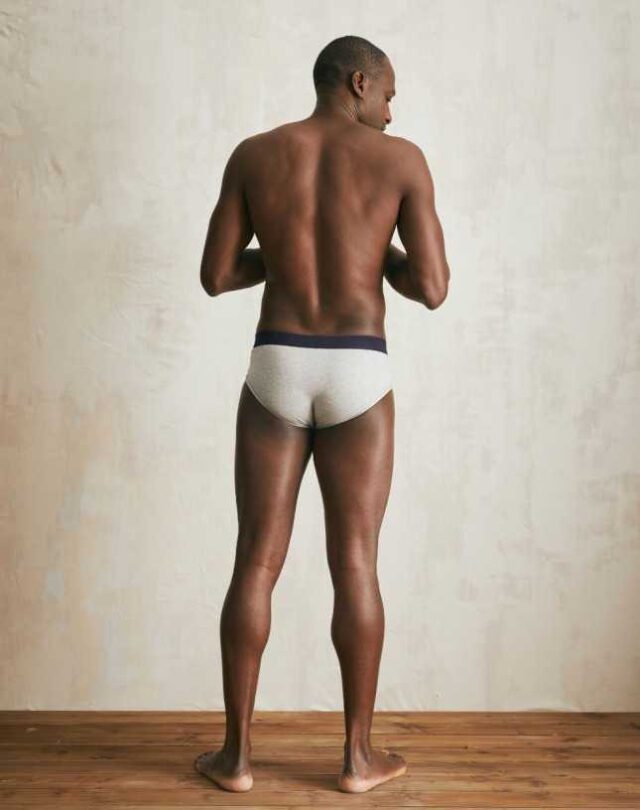 Lemahieu - Slip En Coton Bio - Gris  | Made In France | Lemahieu