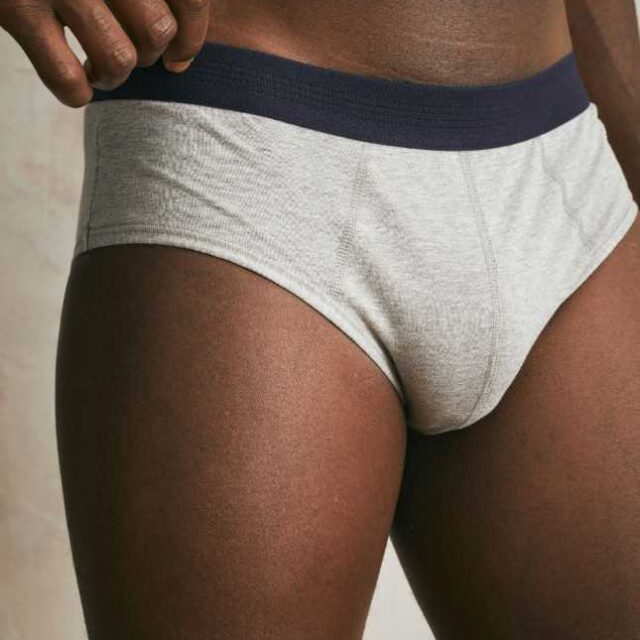 Lemahieu - Slip En Coton Bio - Gris  | Made In France | Lemahieu