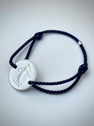 Bracelet 1 Franc argent Massif par la marque Le P’tit Franc Le P’tit Franc - Bracelet 1 Franc argent Massif
