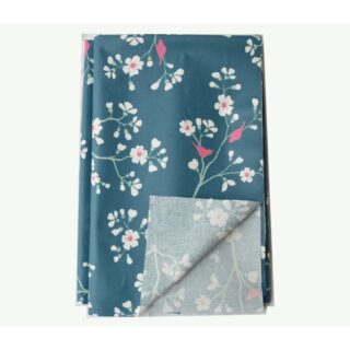 Fleur de Soleil - Serviettes de table Cerisier pétrole  Lot de 2
