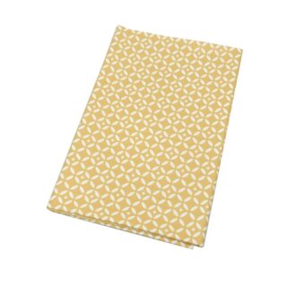 Fleur de Soleil - Serviettes de table Mosaïque Curry – Lot de 2