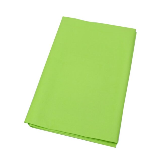 Fleur de Soleil - Serviettes de table Unies vert anis - Lot de 2