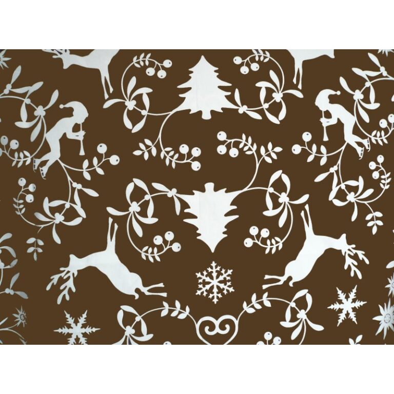 Fleur de Soleil - Serviettes Montagne chocolat - Lot de 2