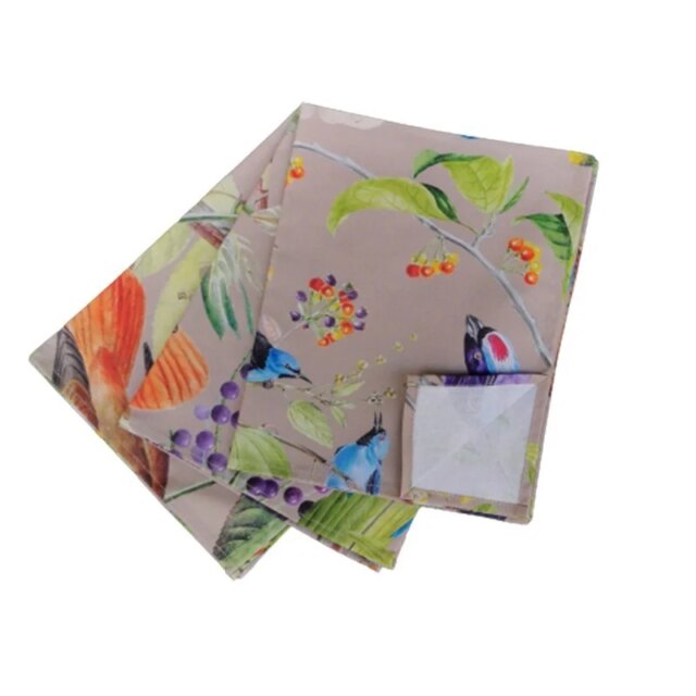 Fleur de Soleil - Serviettes Oiseaux - Lot de 2