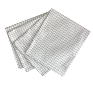 Serviettes Pied de Poule – Lot de 2 par la marque Fleur de Soleil Fleur de Soleil - Serviettes Pied de Poule – Lot de 2