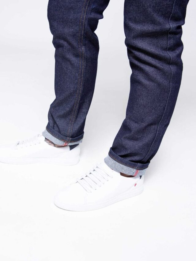 1083 - JEANS AJUSTE 203N coton bio superdenim flex indigo brut Femme