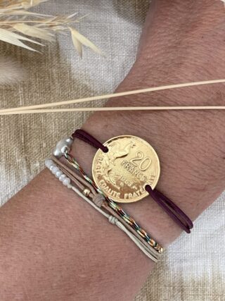 Bracelet 20 francs Guiraud par la marque Le P’tit Franc Le P’tit Franc - Bracelet 20 francs Guiraud