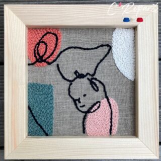Kit Punch Needle Tableau Réconfort par la marque C’Reparti C’Reparti - Kit Punch Needle Tableau Réconfort