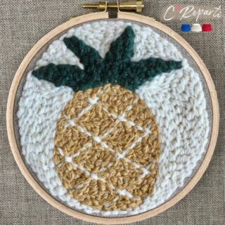 C’Reparti - Kit Punch Needle 1 Motif Tignass L'Ananas