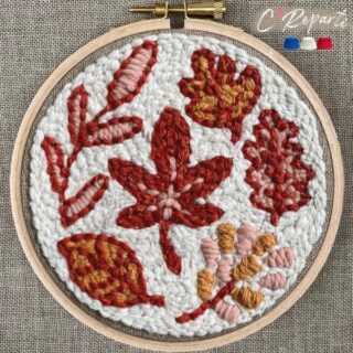 Kit Punch Needle 1 Motif Automne par la marque C’Reparti C’Reparti - Kit Punch Needle 1 Motif Automne