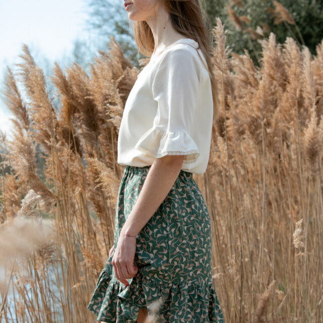 April et C - Jupe Léo - Sauge