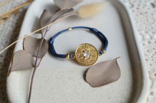 Le P’tit Franc - Bracelet Fraternité 25 cts Etoilé cordon