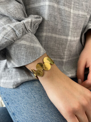 Bracelet Décalé 5 centimes par la marque Le P’tit Franc Le P’tit Franc - Bracelet Décalé 5 centimes
