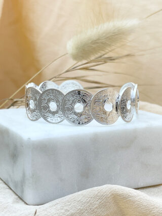 Le P’tit Franc - Bracelet Diadème pièces de sous