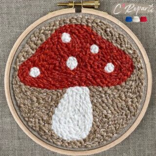 C’Reparti - Kit Punch Needle 1 Motif Champignon