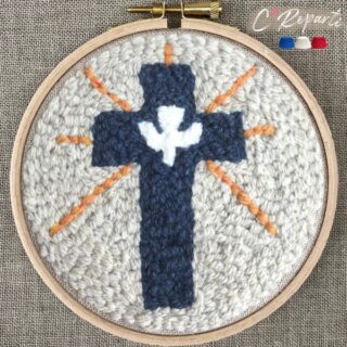 C’Reparti - Kit Punch Needle 1 Motif  Croix
