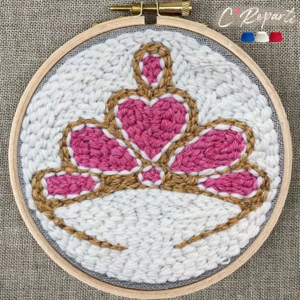 C’Reparti - Kit Punch Needle Gemme le diadème