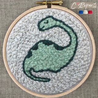 C’Reparti - Kit Punch Needle 1 Motif  Marcus le Diplodocus