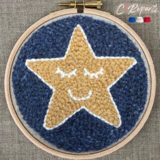 C’Reparti - Kit Punch Needle 1 Motif Boréale l'Etoile