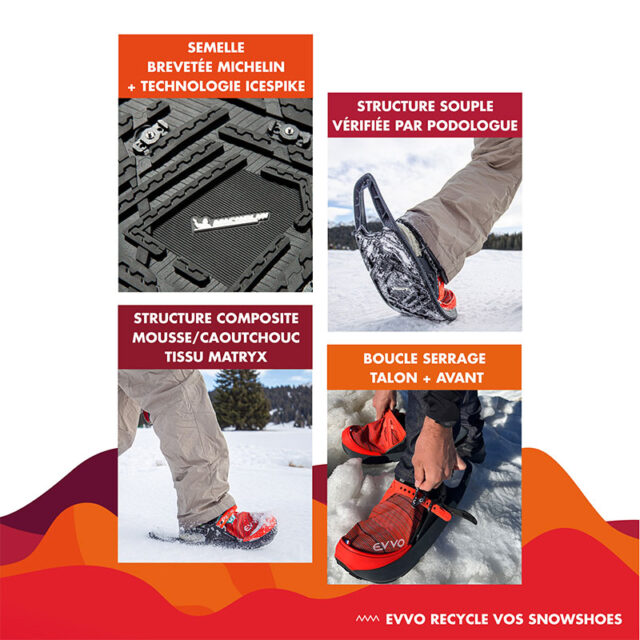 Evvo Snow - EVVO Snowshoe Originale Rouge