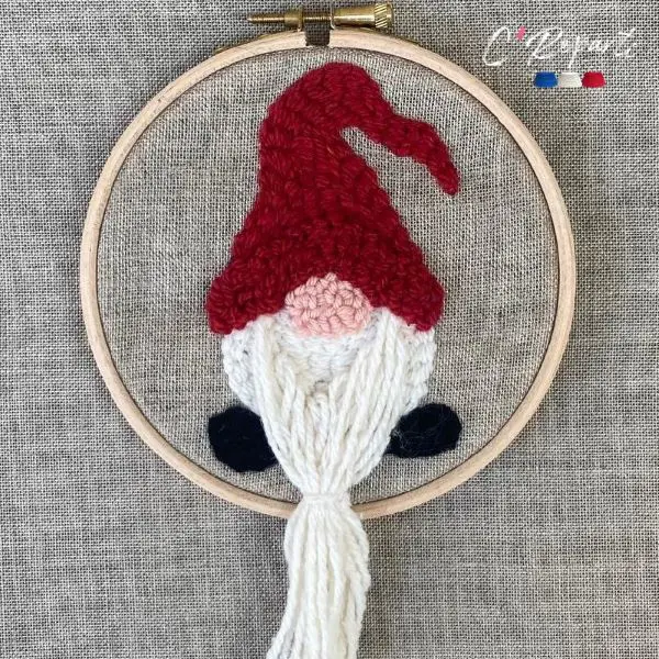 C’Reparti - Kit Punch Needle Gnome Rouge