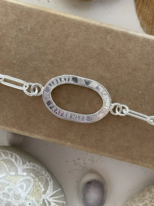 Bracelet Egalité Trombone par la marque Le P’tit Franc Le P’tit Franc - Bracelet Egalité Trombone