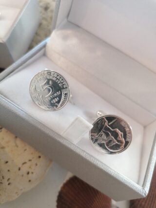 Le P’tit Franc - Boutons de manchette 10 cts