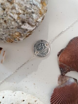 Le P’tit Franc - Bracelet chaînette 5 centimes
