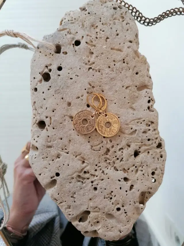 Le P’tit Franc - Boucles d'oreilles Fraternité 5 Sous