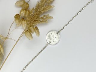 Le P’tit Franc - Bracelet chaînette Elizabeth II