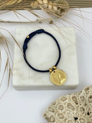 Le P’tit Franc - Bracelet One Penny cordon satiné