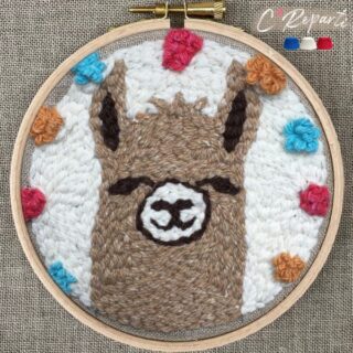 C’Reparti - Kit Punch Needle 1 motif Lima le Lama