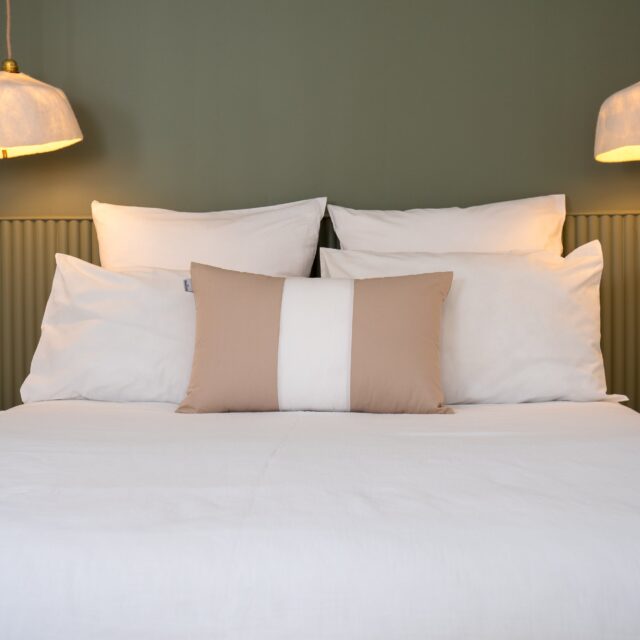 Dejorine - Housse de couette en Percale de coton - Blanc