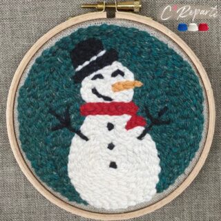 C’Reparti - Kit Punch Needle Bonhomme de neige