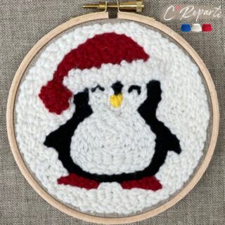 C’Reparti - Kit Punch Needle Pingouin de Noël